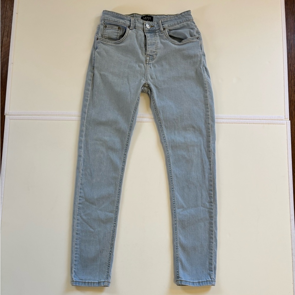 Skinny stretch jeans boohoo man